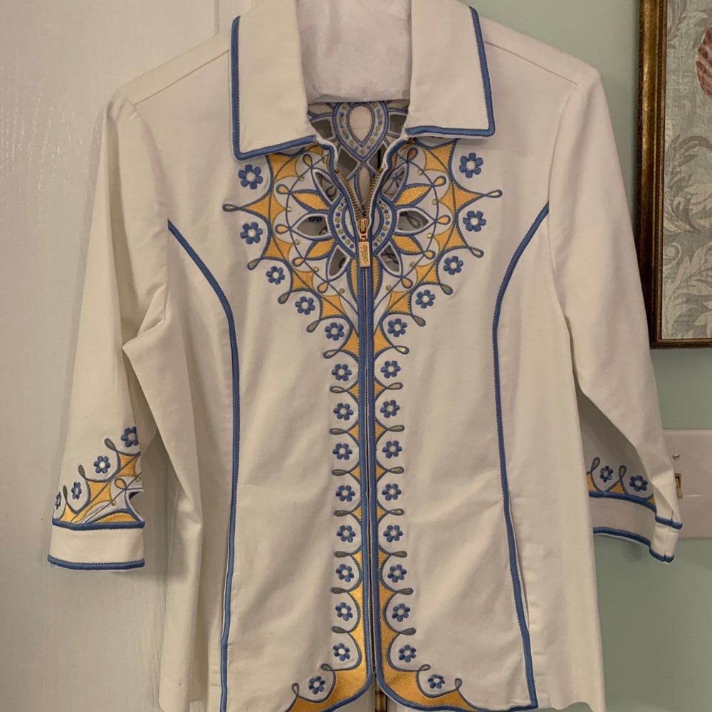 Bob Mackie “Wearable Art” Jacket - Large